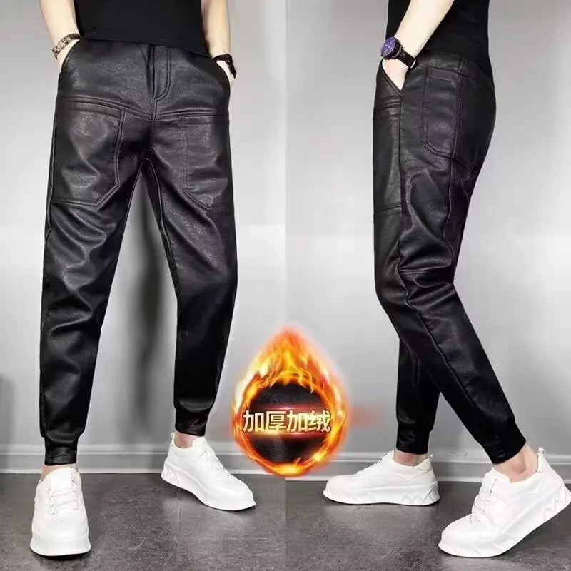 Retro British-Inspired High-Waist Trousers