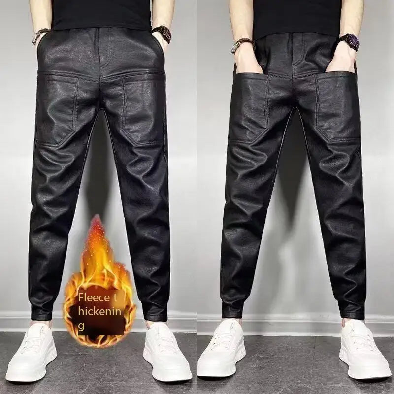 Retro British-Inspired High-Waist Trousers